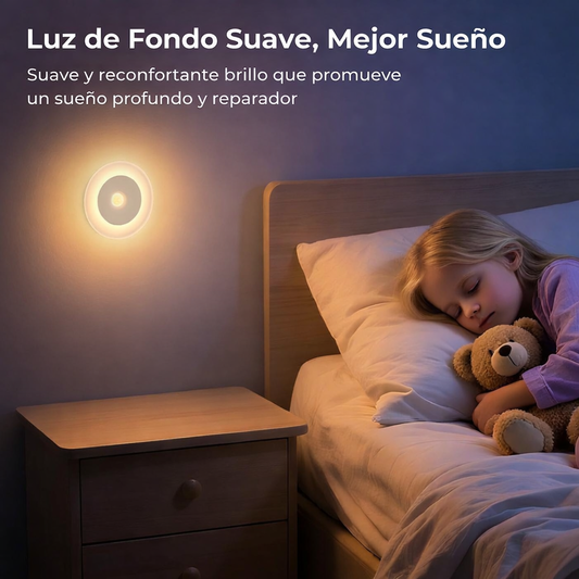 Luz nocturna led con detector de movimiento